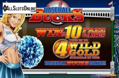 Screen3. Baseball Bucks from Lightning Box