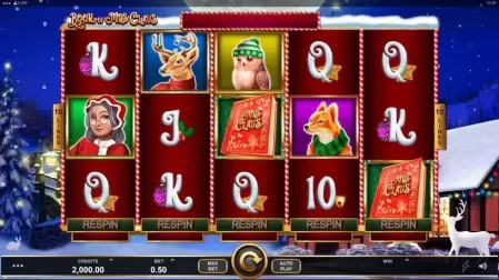 Book of Mrs Claus slot screenshot 1