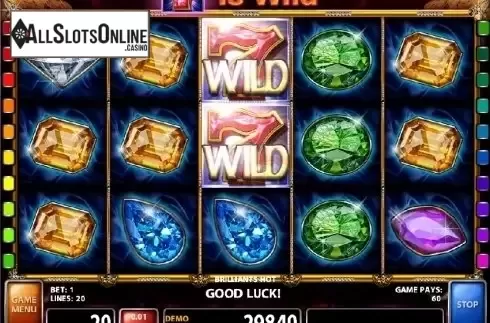 Screen 1. Brilliants Hot from Casino Technology