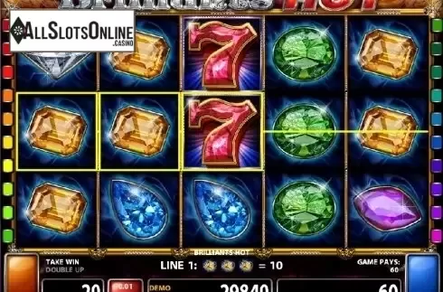 Screen 2. Brilliants Hot from Casino Technology