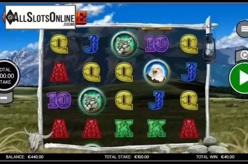 Win Screen. Buffalo Charge from CORE Gaming