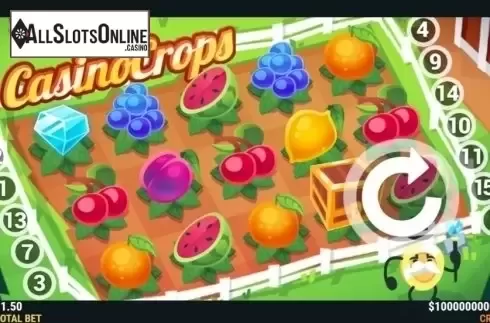 Reel Screen. Casino Crops from Slot Factory