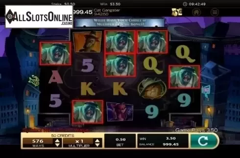 Win screen 2. Cat Gangster from High 5 Games