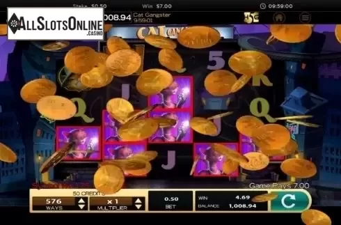 Win screen 7. Cat Gangster from High 5 Games