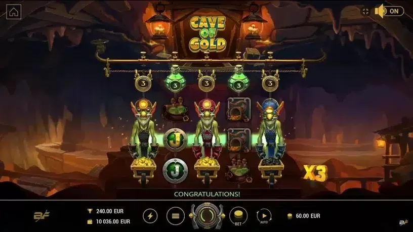 Cave of Gold slot screenshot 4