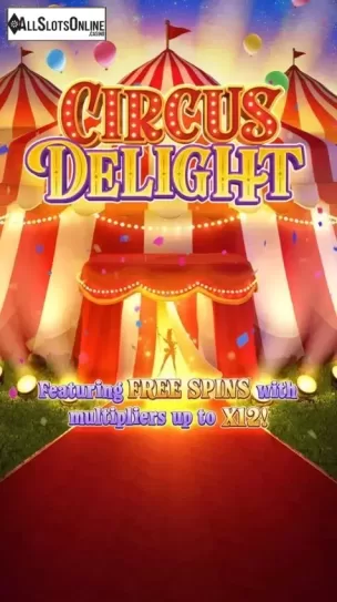 Start Screen. Circus Delight from PG Soft