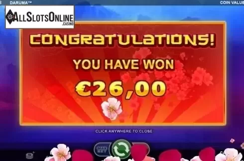 Free Spins Win. Daruma from Betsson Group