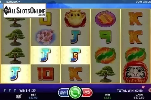 Win Screen. Daruma from Betsson Group
