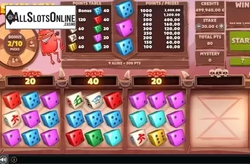 Game workflow 2. Devilish Dice from GAMING1