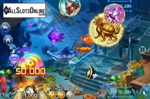 Win screen 1. Dragonball Fishing from Iconic Gaming