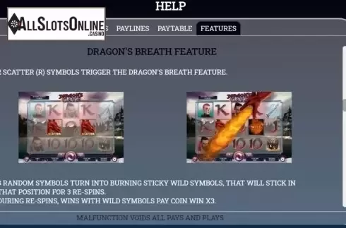 Feature screen 1. Dragon's Cave (Arrows Edge) from Arrows Edge