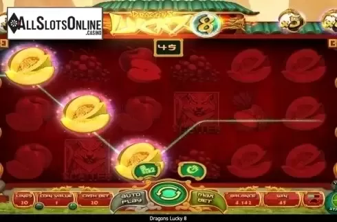 Win Screen 2. Dragons Lucky 8 from Wazdan