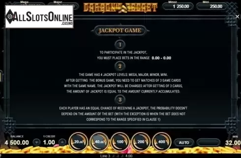 Features 1. Dragon's Secret (Gamzix) from Gamzix