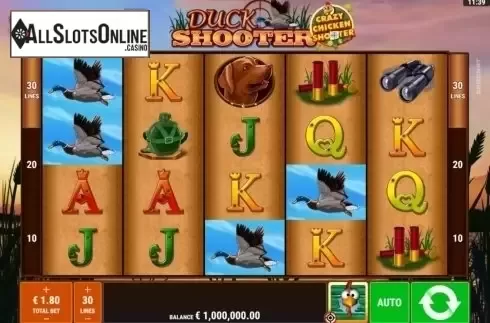 Reel Screen. Duck Shooter CCS from Gamomat