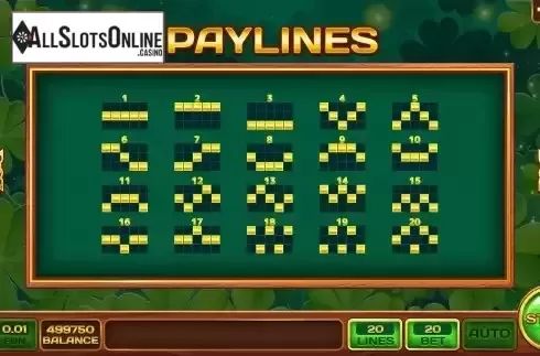PayLines screen