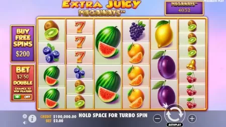 Extra Juicy Megaways slot screenshot 1