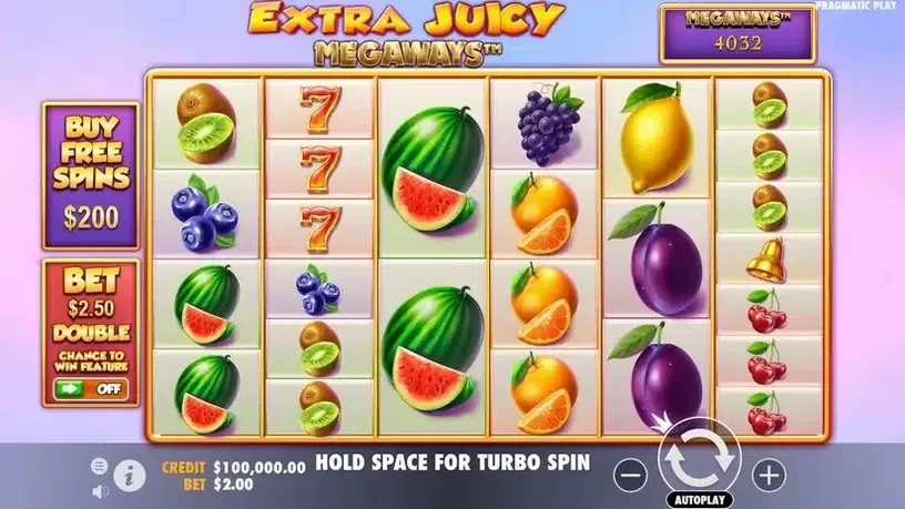 Extra Juicy Megaways slot screenshot 