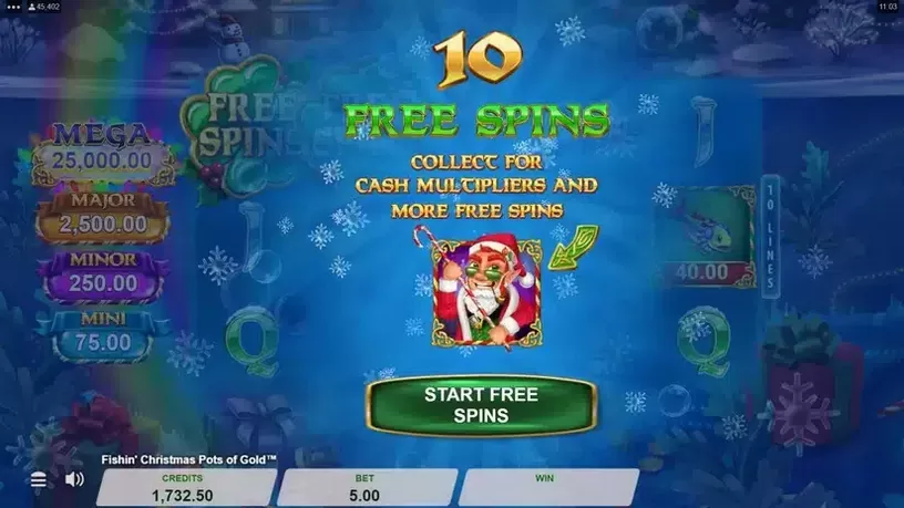 Fishin’ Christmas Pots Of Gold slot screenshot 4