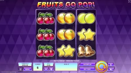 Fruits go Pop! slot screenshot 1