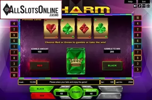 Gamble. Gem Charm from Platin Gaming