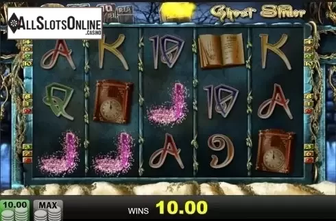 Win screen. Ghost Slider from Merkur