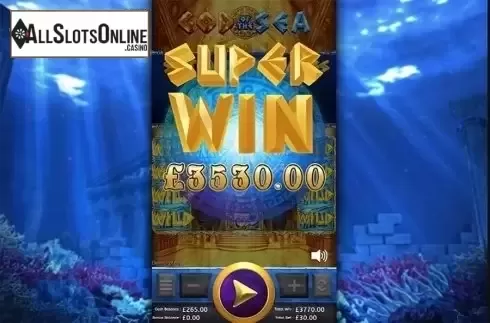 Win screen. God of the Sea from Markor Technology