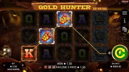 Gold Hunter slot screenshot 3