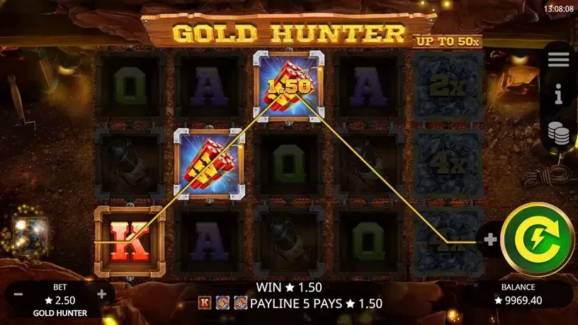 Gold Hunter slot screenshot 3
