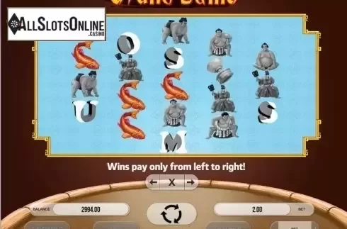 Paytable 2. Grand Sumo from Fugaso
