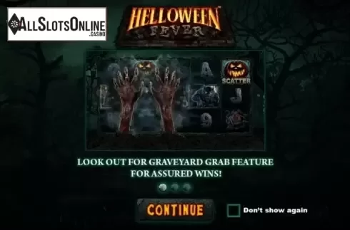 Start Screen. Helloween Fever from Plank Gaming