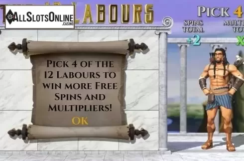 Bonus Game 1. Hercules The 12 Labours from Genii