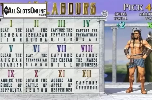 Bonus Game 2. Hercules The 12 Labours from Genii