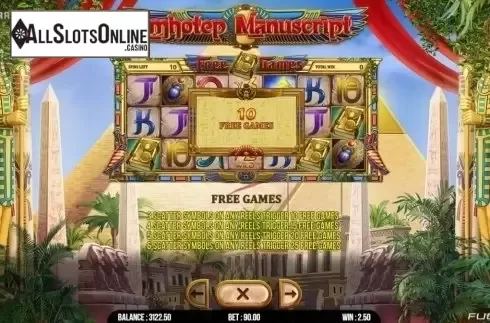 Features 1. Imhotep Manuscript from Fugaso