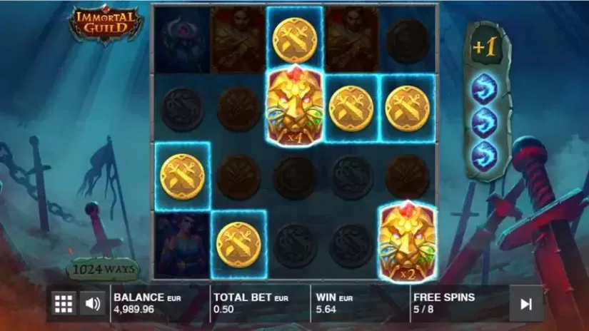 Immortal Guild slot screenshot 4