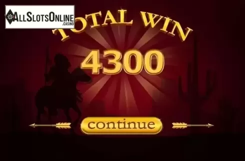 Big win screen. Indian Gold from Thunderspin