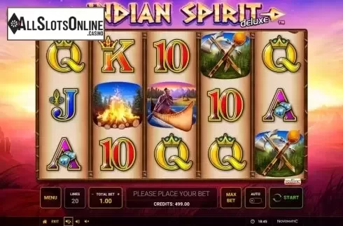 Reel Screen. Indian Spirit Deluxe from Greentube