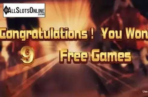 Free Spins Win Screen 2