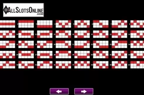 Paytable 5. Island Eyes from High 5 Games