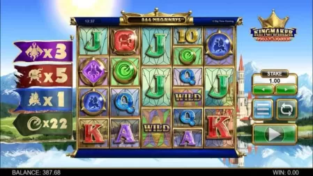 Kingmaker Fully Loaded Megaways slot screenshot 3