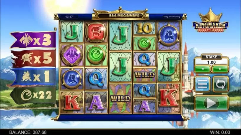 Kingmaker Fully Loaded Megaways slot screenshot 3
