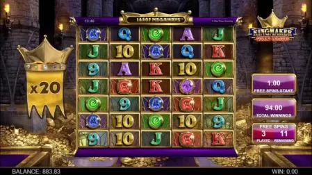 Kingmaker Fully Loaded Megaways slot screenshot 4