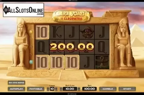 Win Screen. Lara Jones from Spearhead Studios