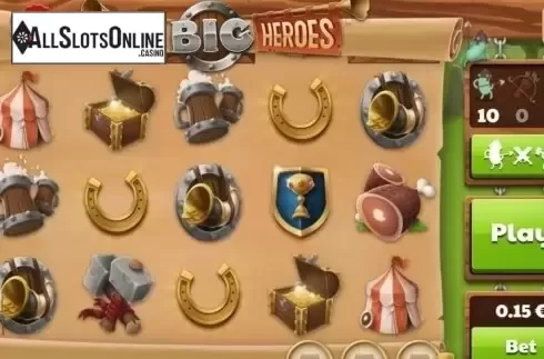 Game Workflow screen. Little Big Heroes from PAF
