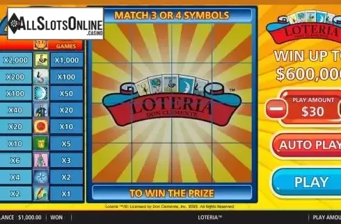 Game screen