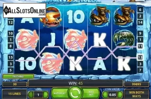 Win Screen 2. Lucky Angler from NetEnt