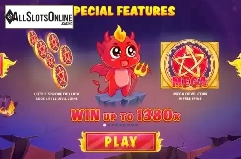 Paytable 1. Lucky Little Devil (Red Tiger) from Red Tiger