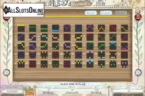 Screen5. Lucky Rabbits Loot from Microgaming