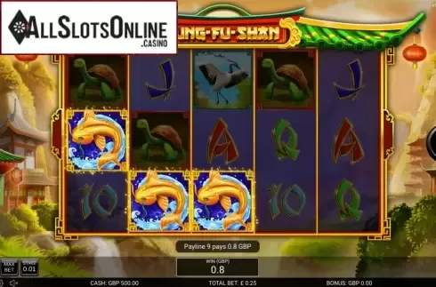 Win Screen. Lung-Fu Shan from Nektan