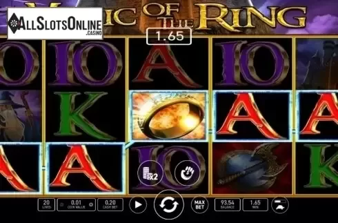 Win Screen. Magic Of The Ring from Wazdan