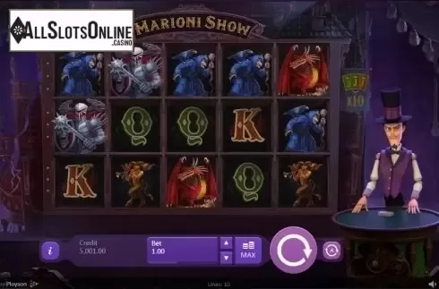 Screen 1. Marioni Show from Playson